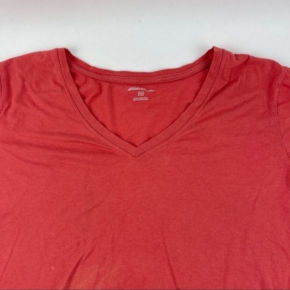Eddie Bauer Tshirt Mens XXL Red Short Sleeve Crew Neck - Picture 4 of 9
